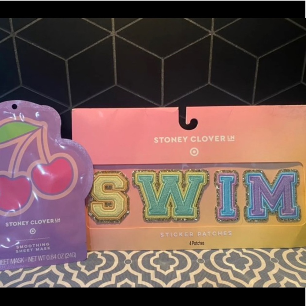 SCL Swim Patch 4pc and face cherry mask